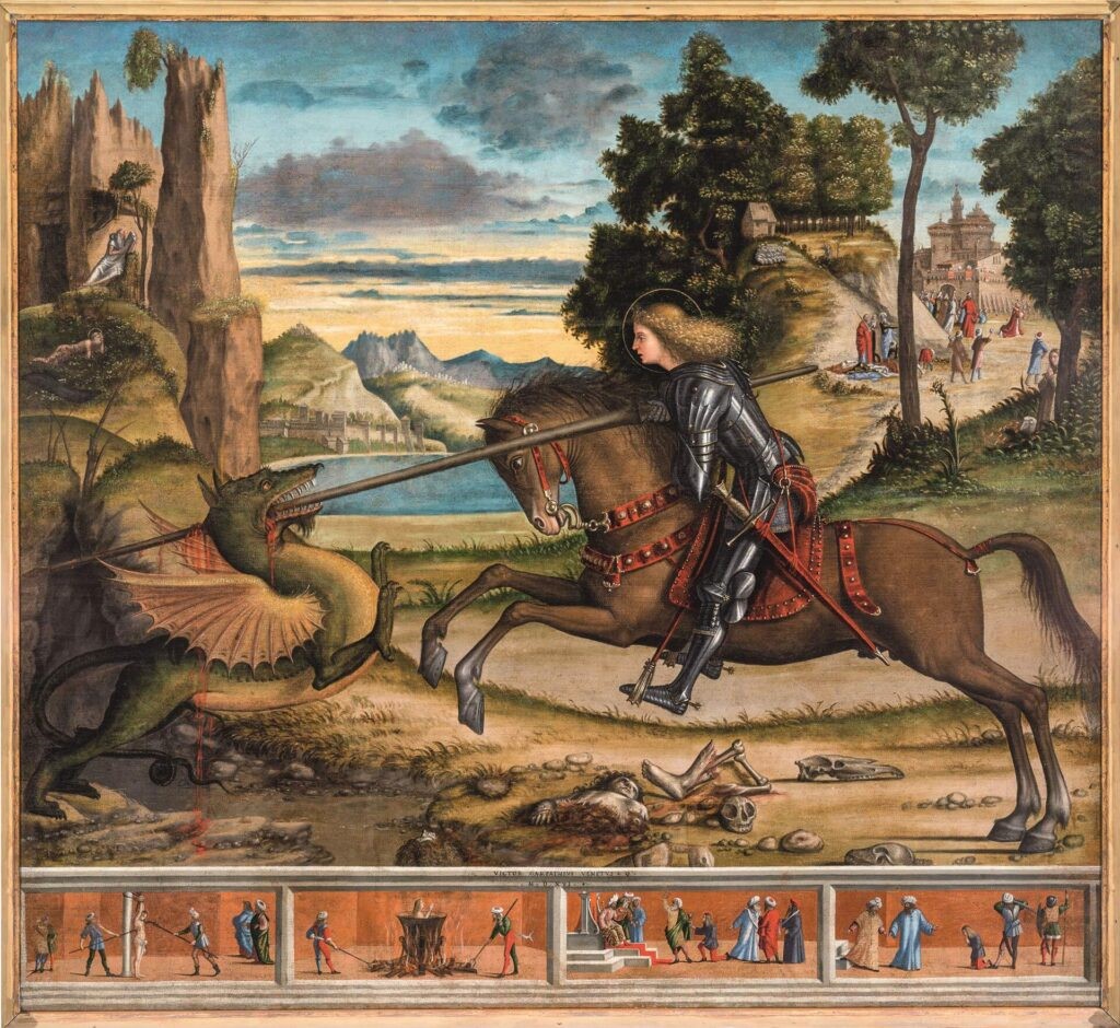 Vittore Carpaccio, San Giorgio che uccide il drago